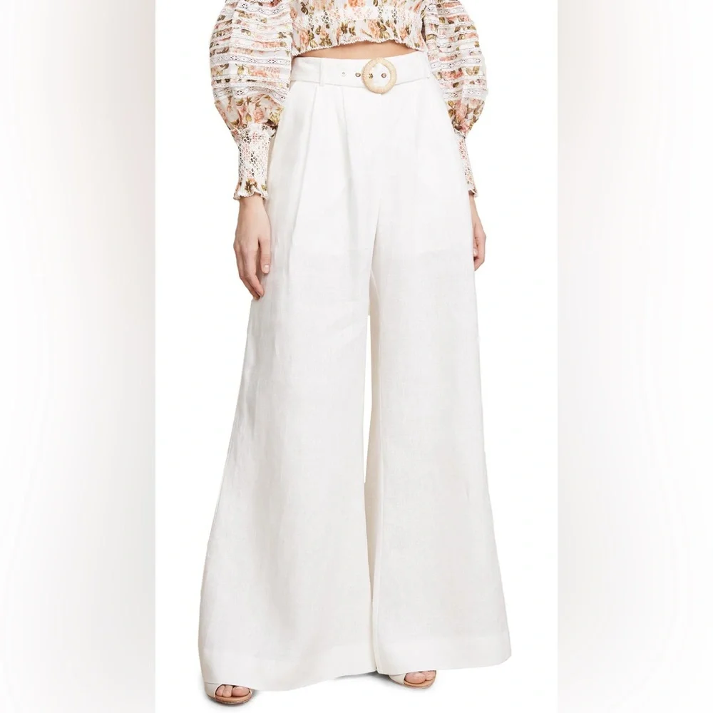 Zimmermann / LINEN FLARE PANT (PRE ORDER) - Picture 1 of 11